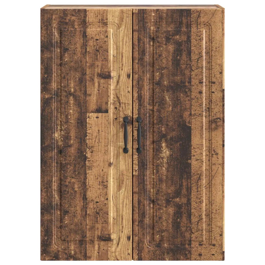 Mobiletto a muro Legno antico 66 x 34,5 x 90 cm