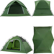 Tenda per Campeggio / Assolutamente impermeabile, tenda da campeggio leggera con - Tenda Ideale per il Campeggio nel Giardino, Tenda a Cupola