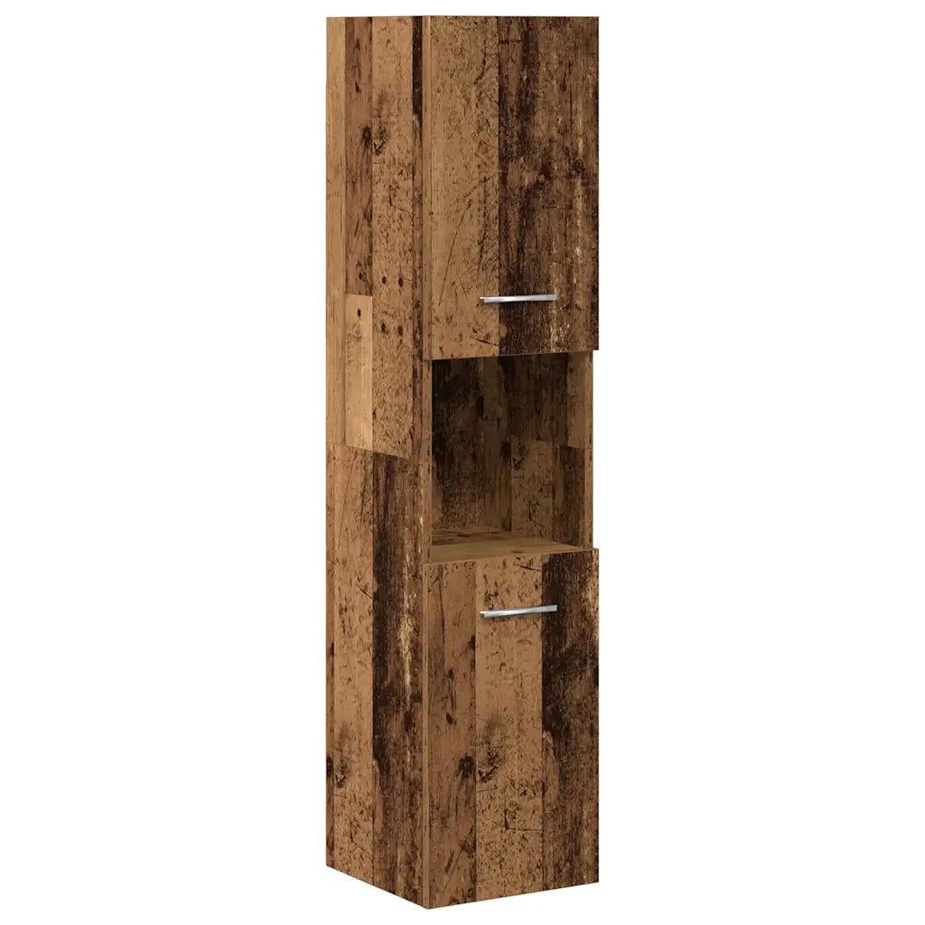 Set Mobili da Bagno 5 pz Legno Antico in Legno Multistrato 3328913