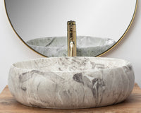 Lavabo Da Appoggio Rea Linda Stone