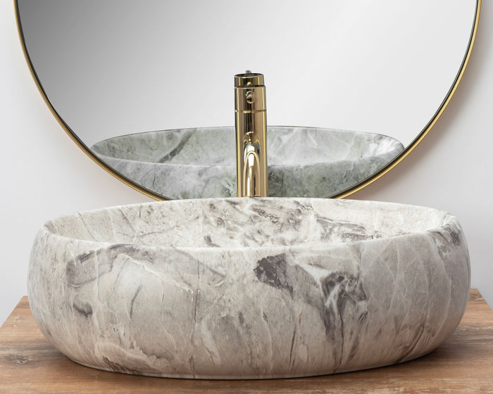 Lavabo Da Appoggio Rea Linda Stone