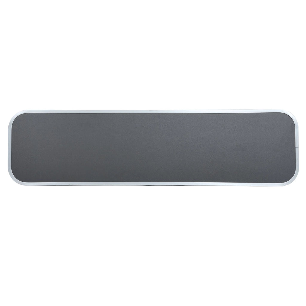 Tavolo da Campeggio ROI con 2 Panche Pieghevoli, Colore Grigio