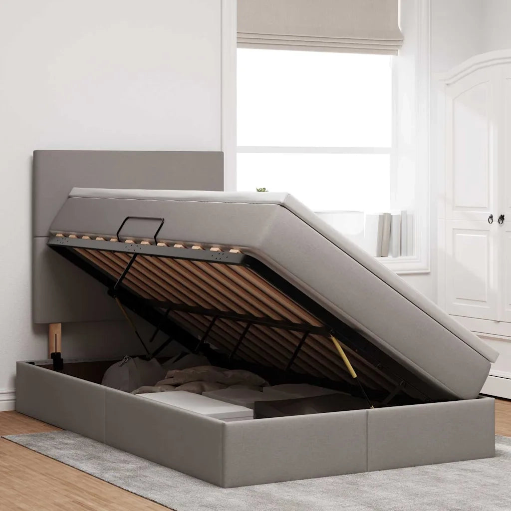 Letto con contenitore e LED Talpa 120 x 200 cm Poliestere 3372348