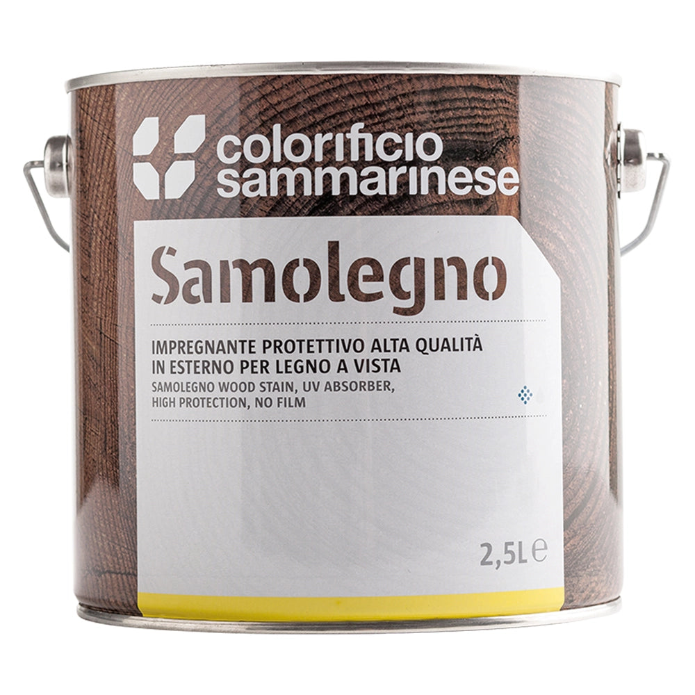 IMPREGNANTE 'SAMOLEGNO' Lt. 5 Trasparente Incolore  - COLORIFICIO SAMMARINESE