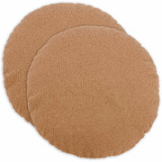 Federa 2 pcs HEERLEN Beige Ø 60 cm Bouclé 922951