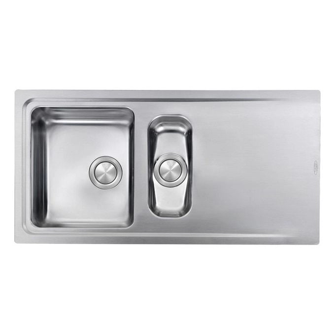 CM evoluzione 100 x 50 2V Lavello ad incasso Rettangolare Acciaio inossidabile