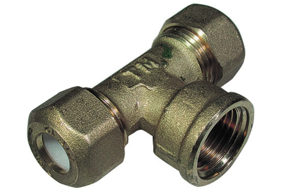 TEE FEMMINA PER RAME CON OGIVA TEFLON TIEMME- 1/2 x 10R- TIEMM- pezzi 1