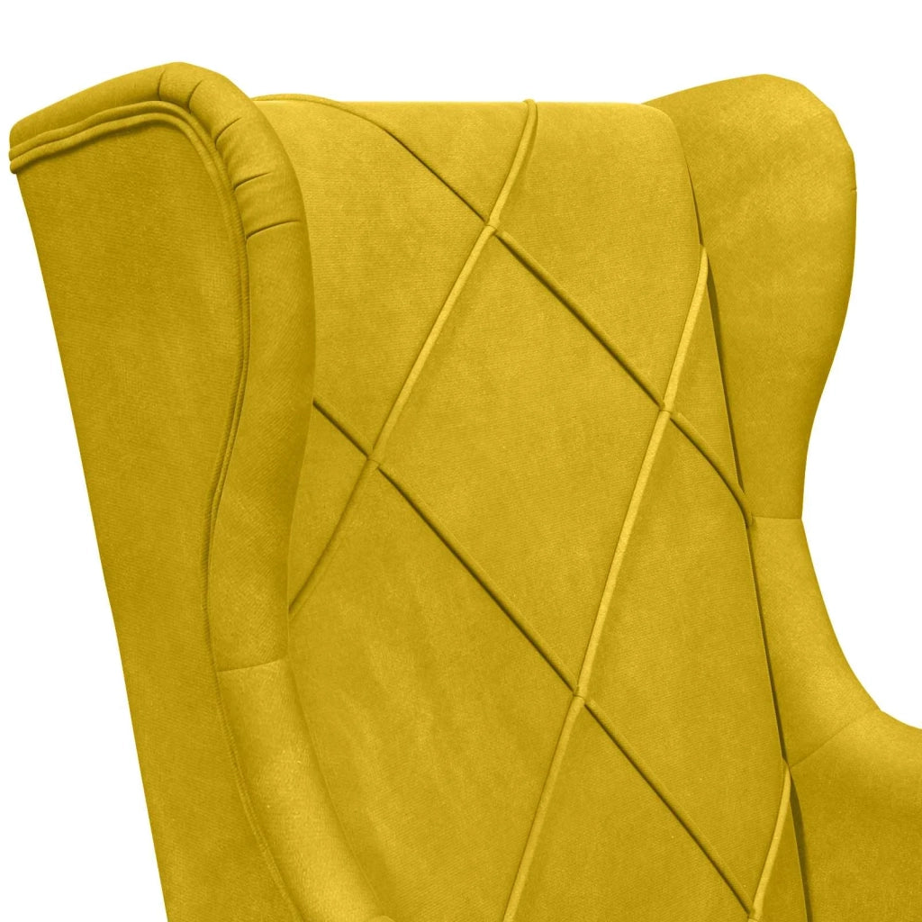 poltrona Giallo Velluto 42029902