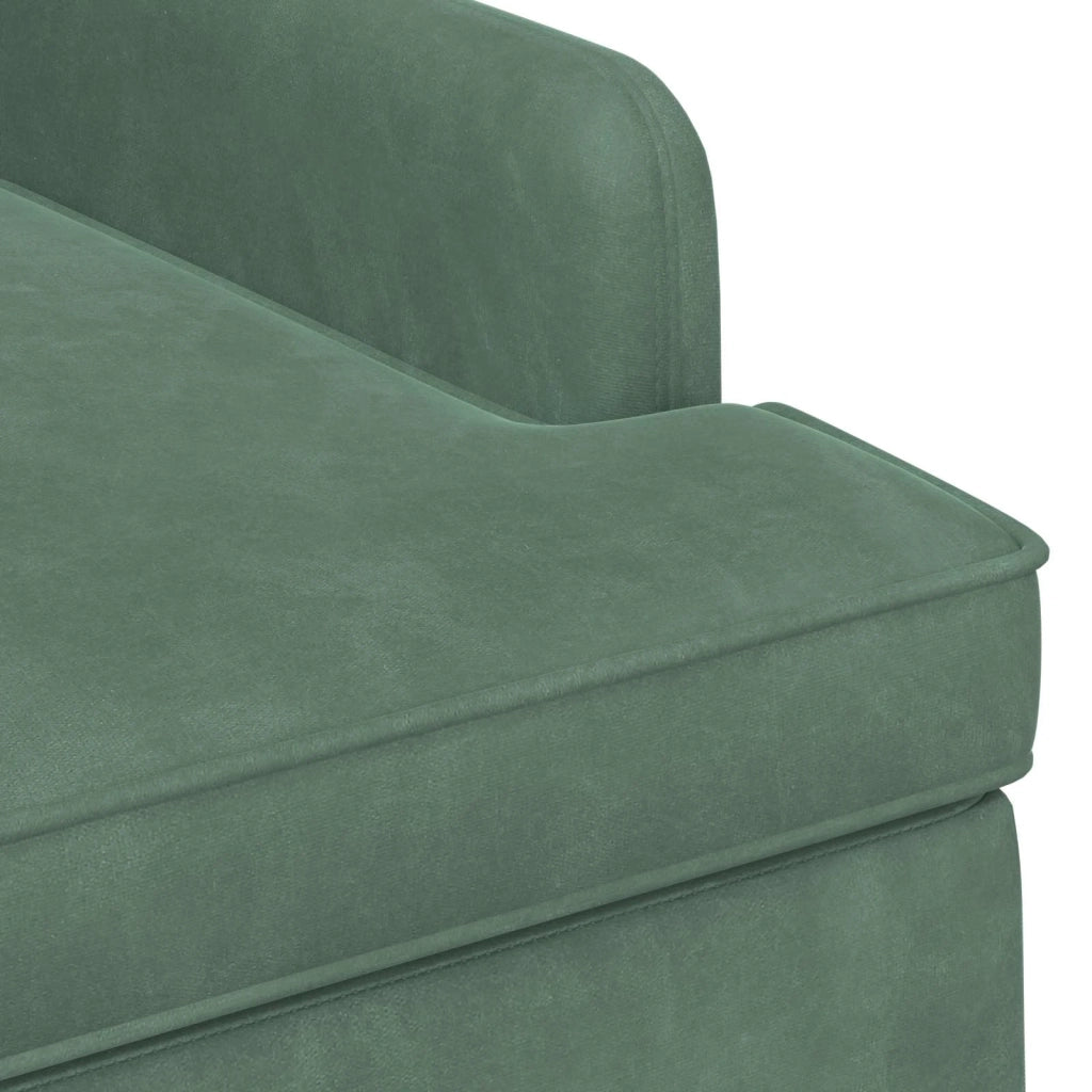 Loveseat con bottoni imbottiti Verde Mare 111 x 65 x 79 cm 42041854