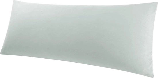 Zijslaapkussen con 100% microvezel cuscino e chiusura a zip, 50 x 150 cm, cuscino per gravidanza in grigio chiaro