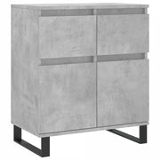 Credenza | Madia | Buffet da pranzo | Armadio da pranzo Grigio Cemento 60x35x70 cm in Legno Multistrato