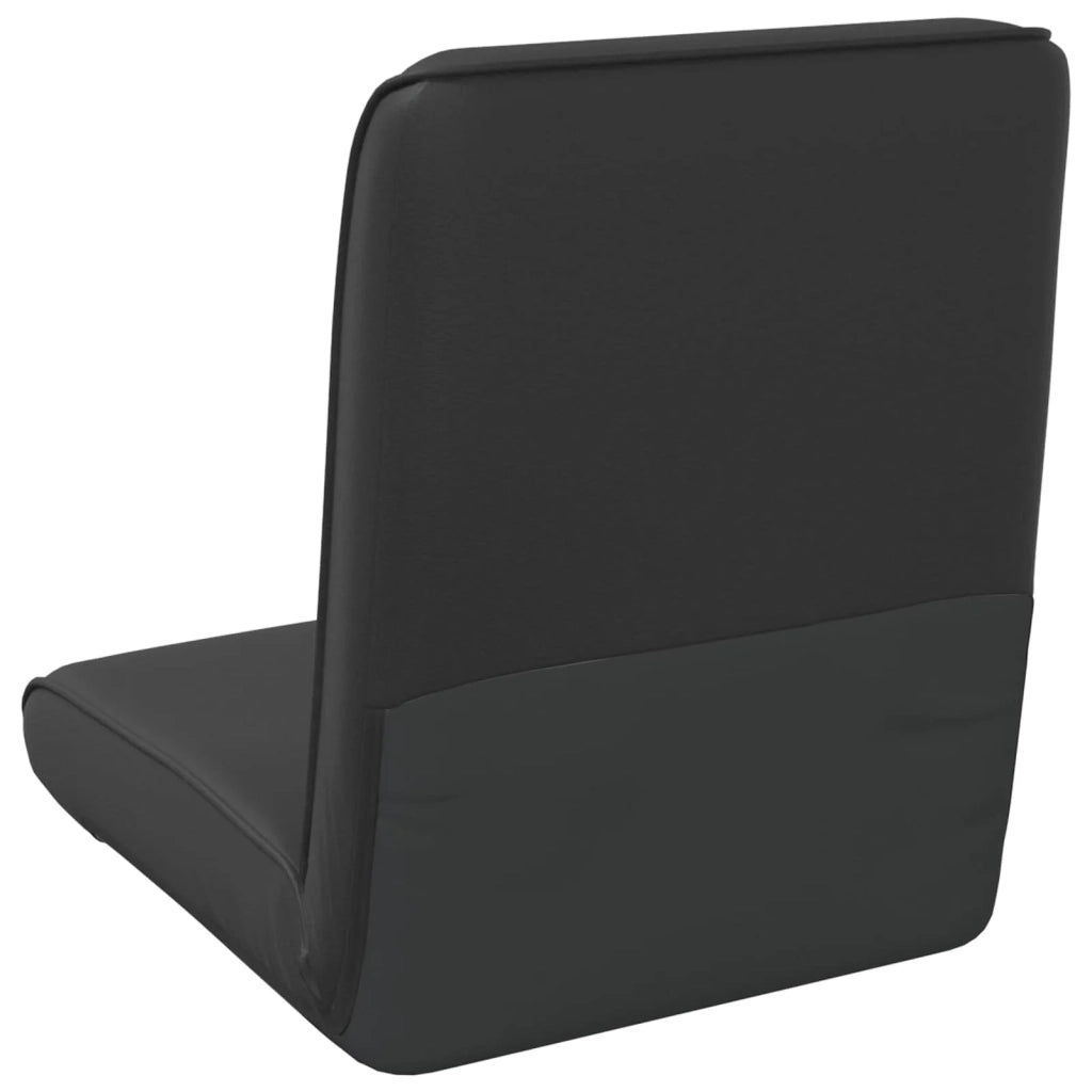 Sedia da Pavimento Nero 50 x 73 x 60 cm Pelle Sintetica 42028163