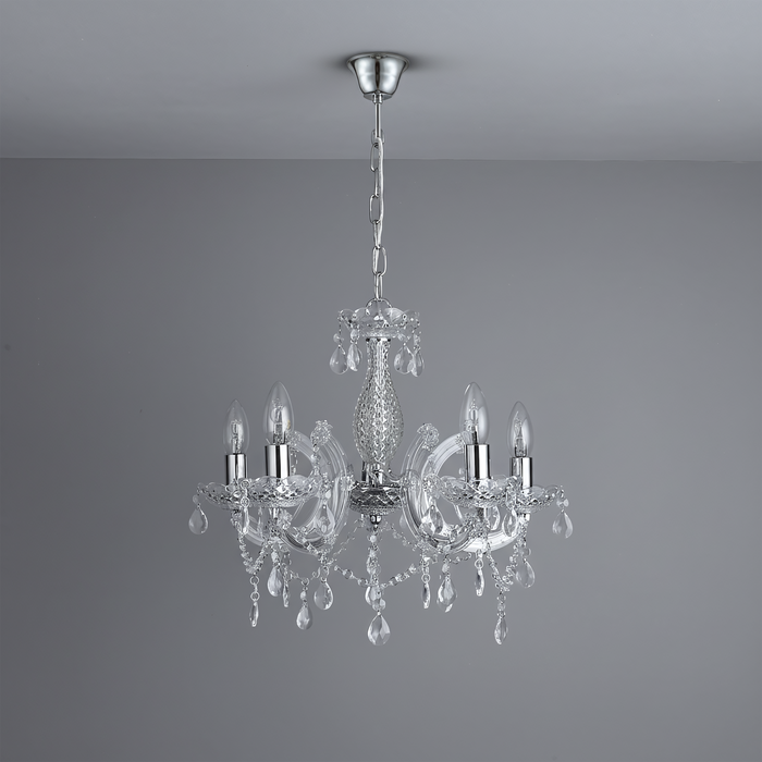 Lampada Da Soffitto Ebt004-5cp Transparent