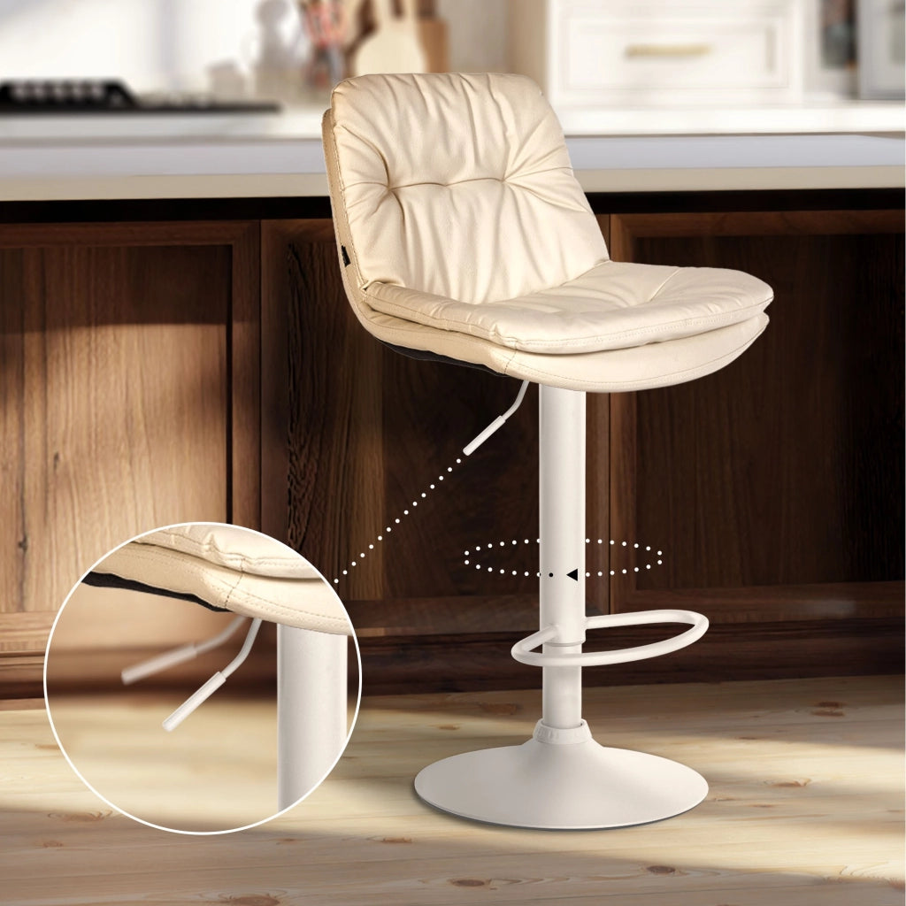 Barhocker Laurel Kunstleder weiЯ