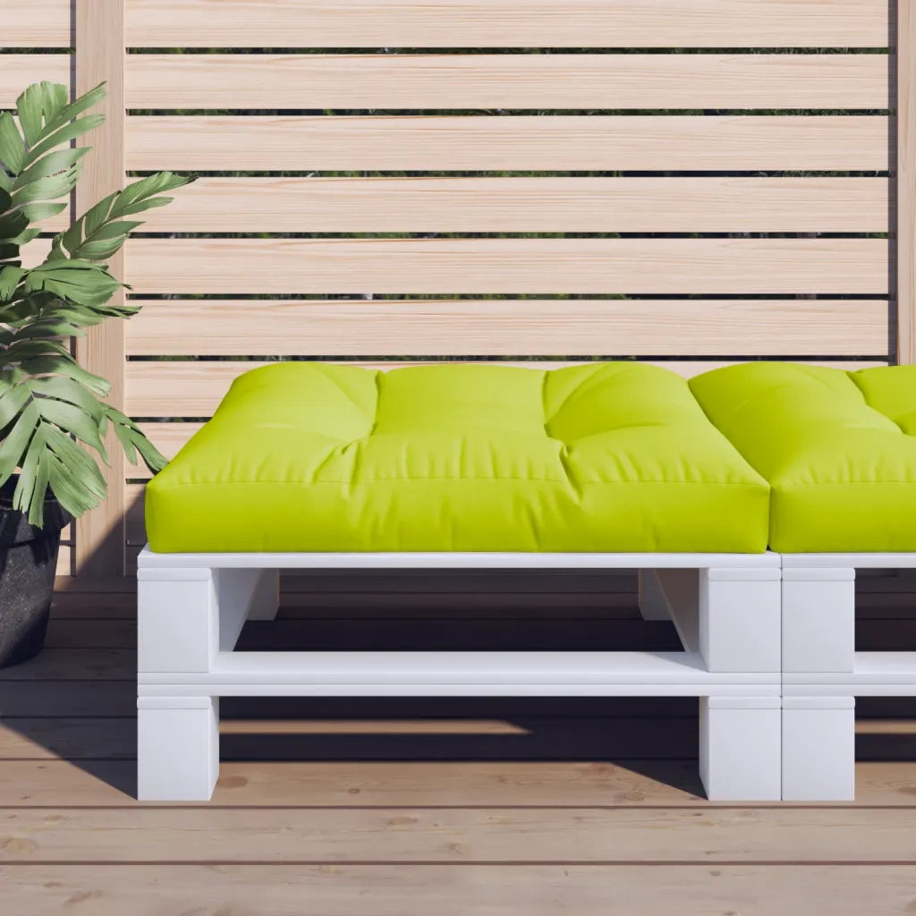 Cuscino per pallet | Cuscini per sedie Verde Brillante 70x70x12 cm in Tessuto