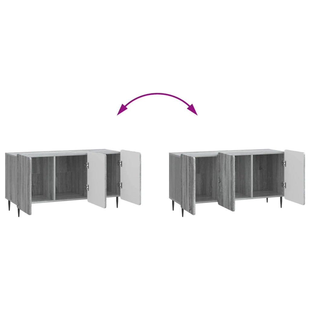 Mobile TV Grigio Sonoma 99 x 34,5 x 52 cm Legno ingegnerizzato