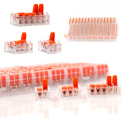 Set di Connettori Rapidi 75 Pezzi con Scatola in Plastica – Versatilità e Durata | 250V, 32A, 0.14-4mm² | Uso Universale