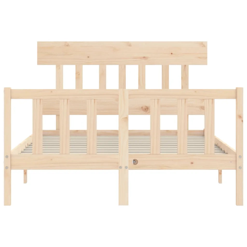 Giroletto senza Materasso-Struttura Letto 120x200 cm in Legno Massello di Pino 692741
