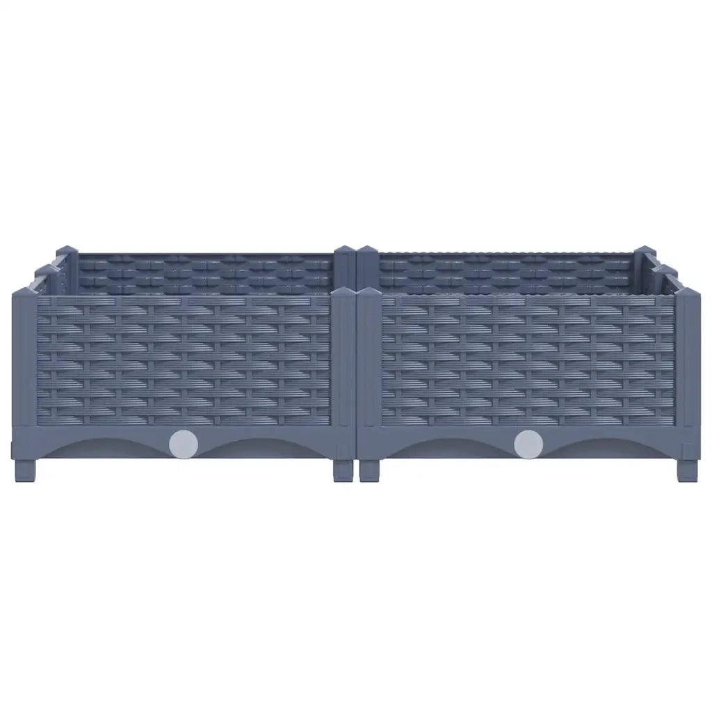 Fioriera Rialzata 80x80x23 cm in Polipropilene 310410