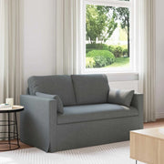 Divano Grigio scuro 139 x 78 x 80 cm Tessuto
