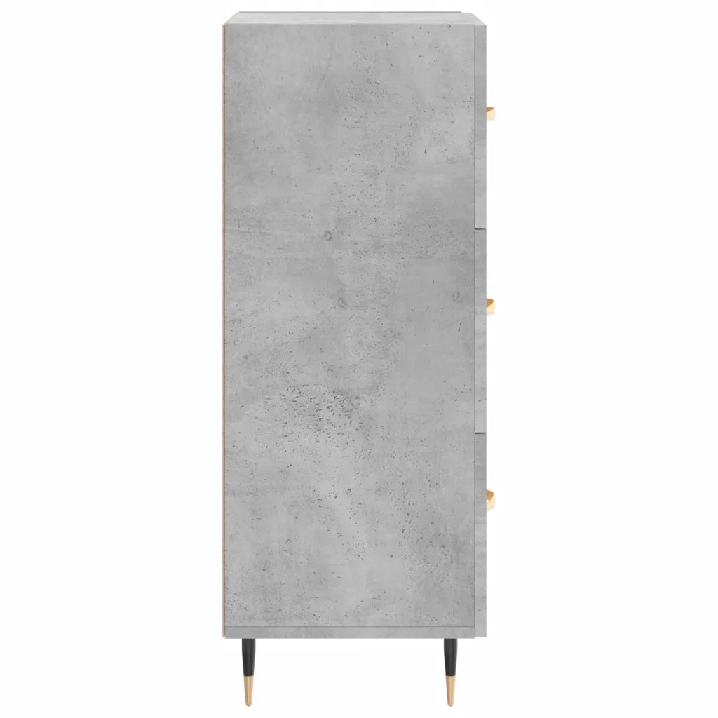 Credenza-Buffet-Armadio da cucina Grigio Cemento 34,5x34x90 cm in Legno Multistrato 222703