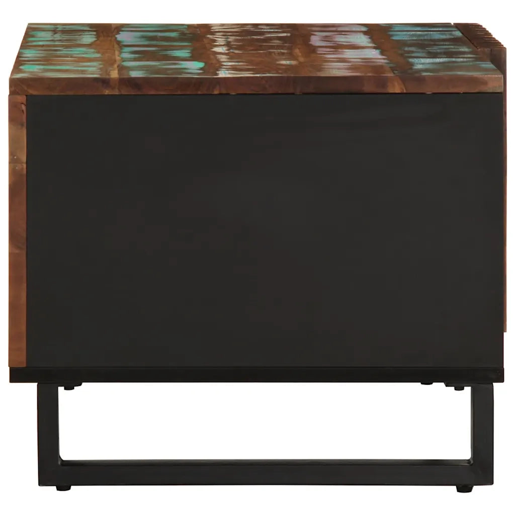 vidaXL Tavolino da Salotto 80x51x40 cm in Legno Massello di Acacia