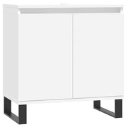 Mobiletto da bagno moderno bianco con vani contenitori 58 x 33 x 60 cm in legno composito bianco 02_0049028