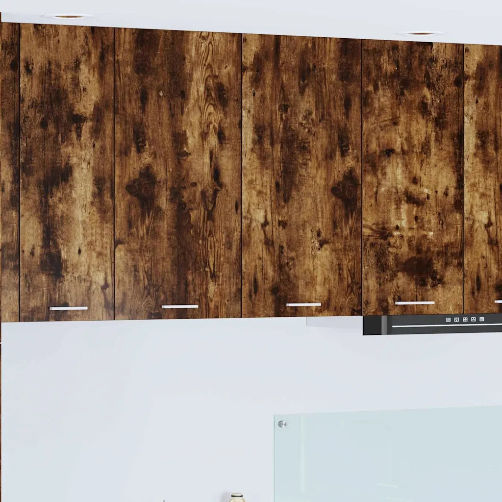 Armadio pensile con porta Riga Rovere fumé 80 x 31 x 80 cm
