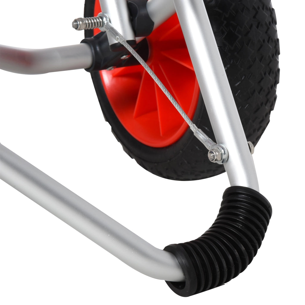 Carrello Folding Pieghevole ¨C Zephmum ¨C Alluminio Argento 75x43x46 cm