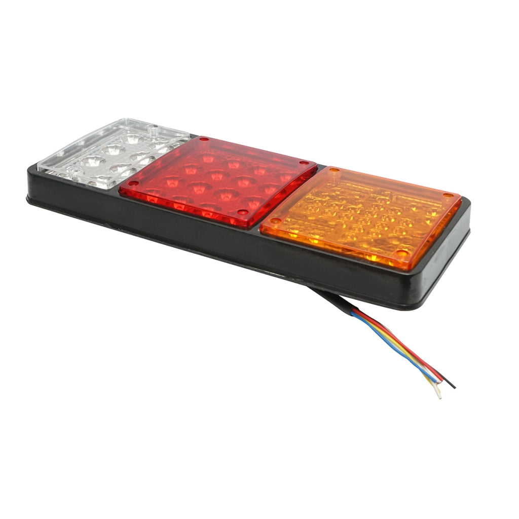 Lampada stop posteriore per camion, LED, 12V, 320x140x30 mm, Breckner Germany.
