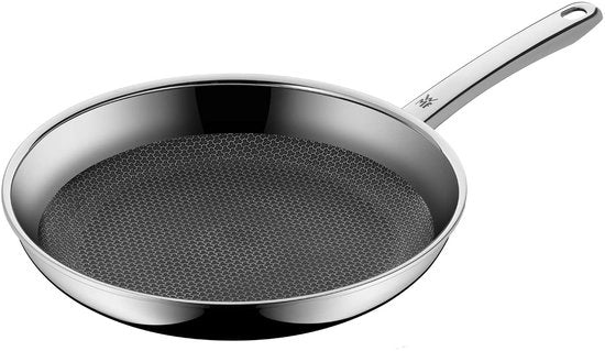Piatto in acciaio inossidabile da 28 cm - ideale per induzione - 1 pezzo
