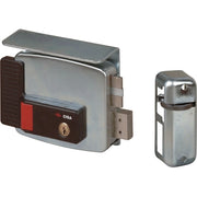 SERRATURA METALLO APPLICARE ELETTRICA 11771 CISA  ZINC C.TONDO FISSO M2+SCR+PULS+TETT E.MM 60 DX