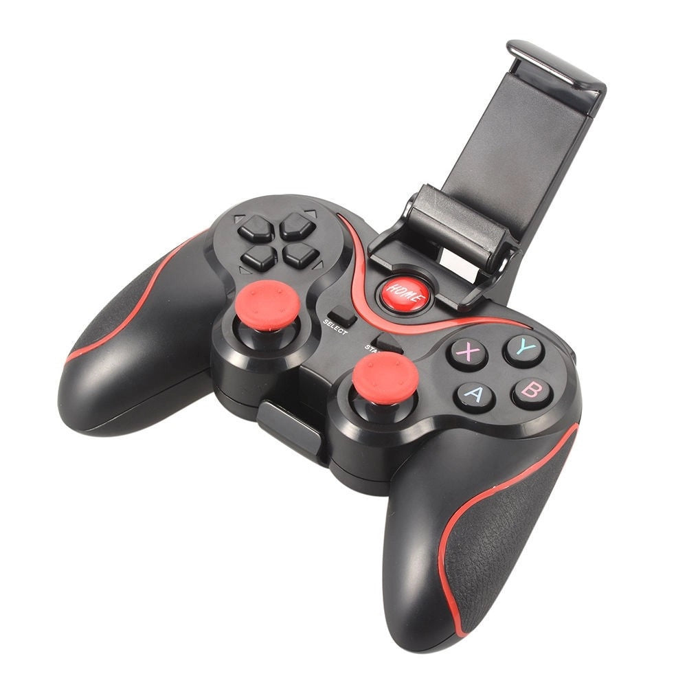 Trade Shop - Controller Gamepad Wireless Bluetooth Con Supporto Per Cellulare Smartphone -