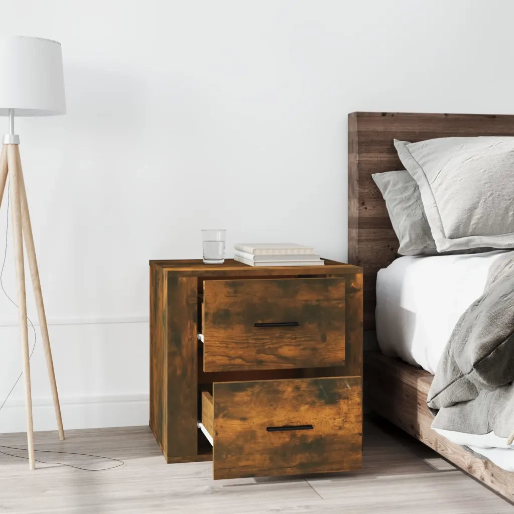 Comodino Rovere Fumo 50x39x47 cm cod mxl 33244