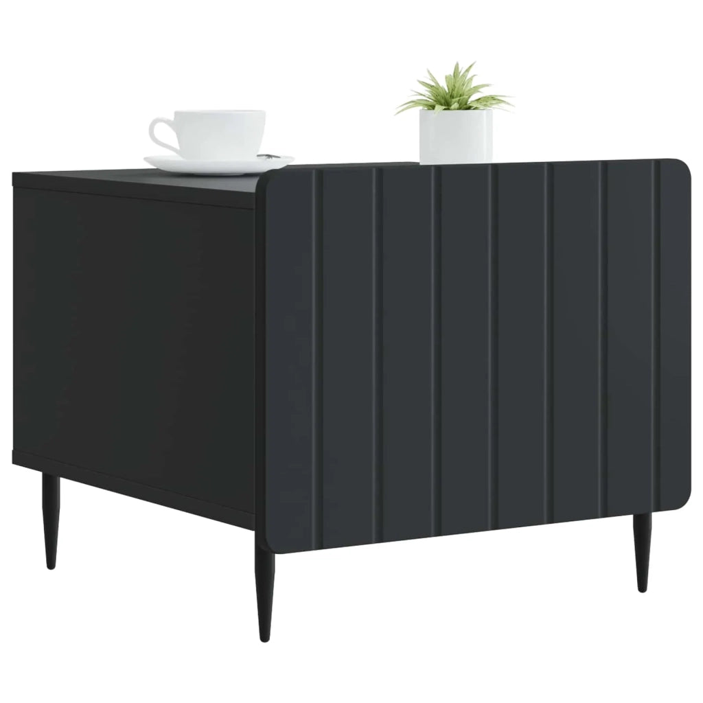 Tavolino da salotto Nero 49 x 50 x 42 cm Legno ingegnerizzato 894506
