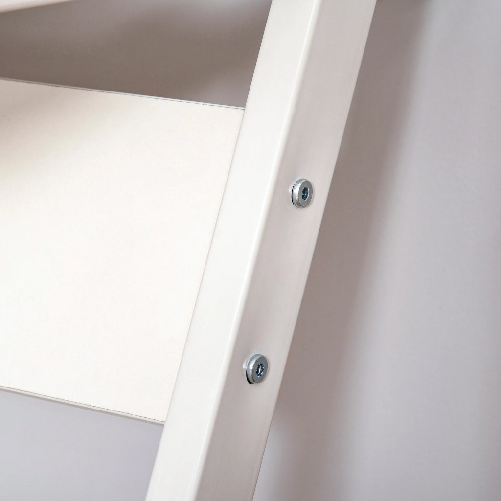 Scrivania con Ruote ¨C Zephmum ¨C Bianco Metallo 60x48 cm