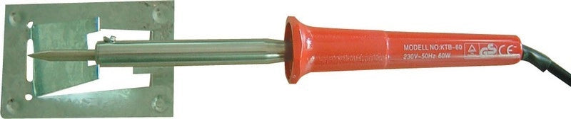 SALDATORE ELETTRICO A STILO GR.2 WATT 80 PUNTA CURVA MANICO ISOLATO VOLT.220
