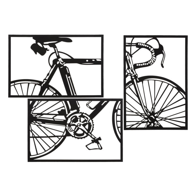 Pannello Da Muro Bike Set 3pz cm 40x1,3x60 (singolo Pz)