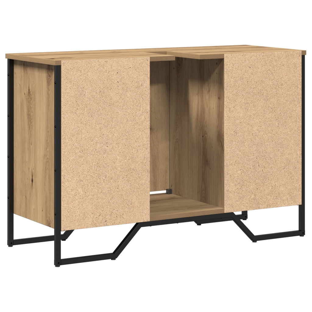 Mobile Sottolavabo Rovere Artigianale 91x35x60 cm Legno Ingegnerizzato