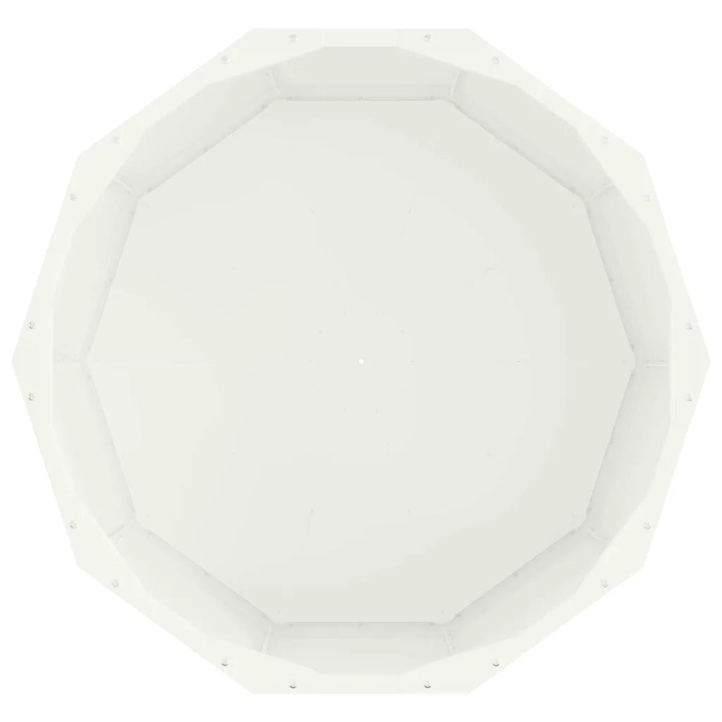 Fioriera | Cassetta per fiori | Vaso Bianco 60 x 60 x 35 cm Acciaio