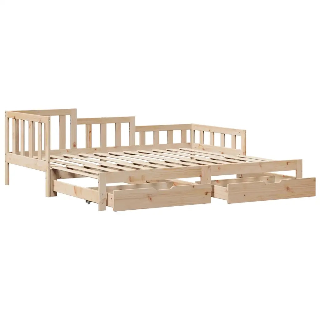 Divano Letto Estraibile con Cassetti senza Materasso-Sofa Letto-Daybed 90x190 cm 364727