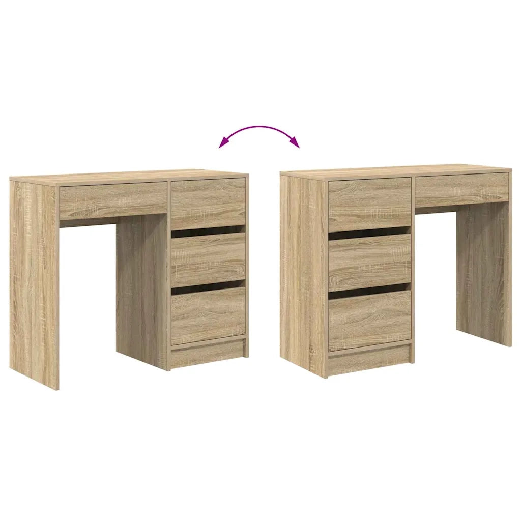Scrivania Rovere Sonoma 90 x 37.5 x 75 cm Legno multistrato 869492