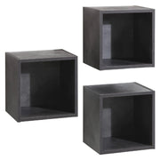 PENSILE A GIORNO / CUBO LINEA 'VITTORIA' cm. 28 x 35 x h.35 - cemento  - COMPOSAD