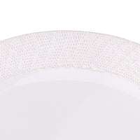 Set 2 Piatti in Ceramica Decorato Larghezza 34 cm