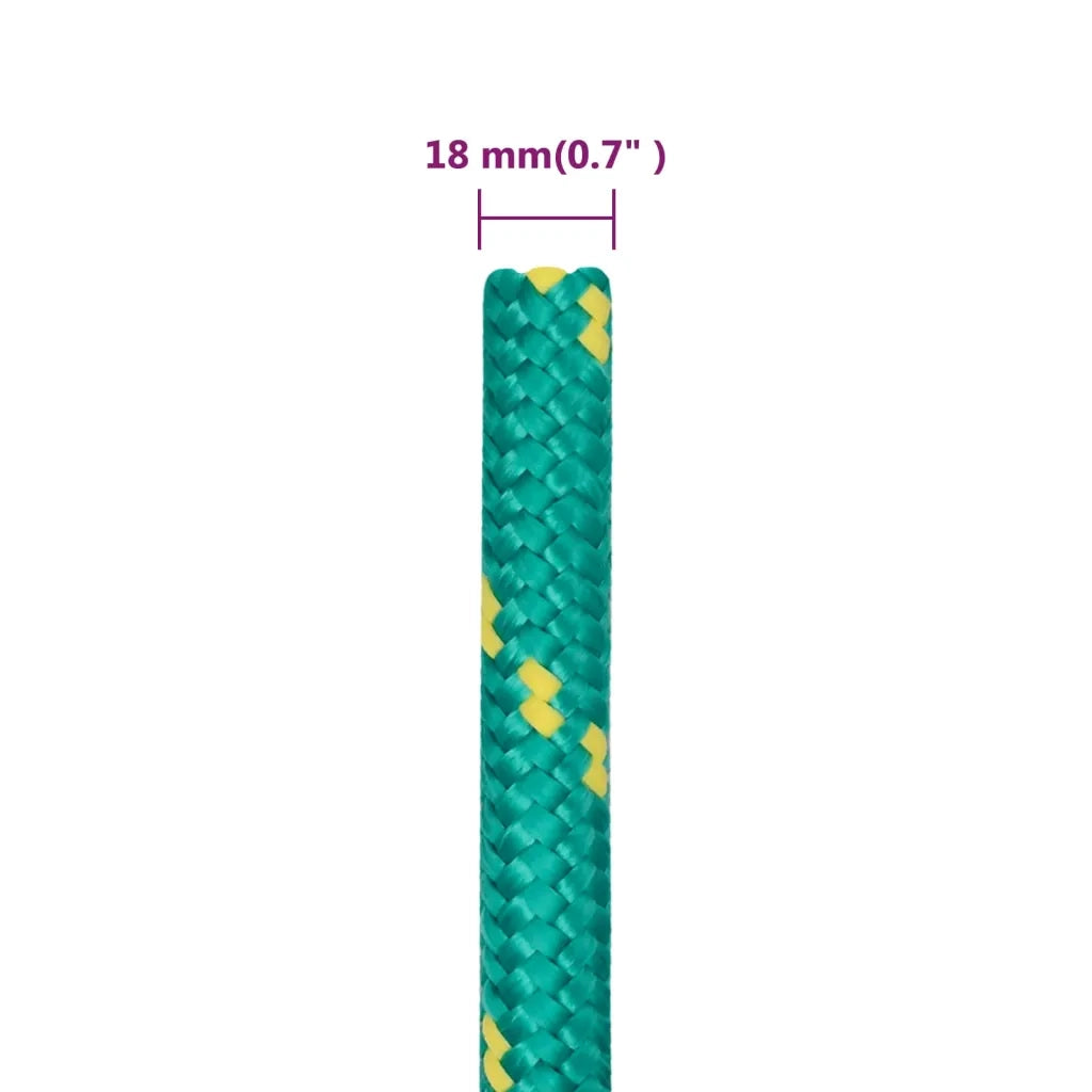 Corda per barca Verde 18 mm 100 m in Polipropilene 152737