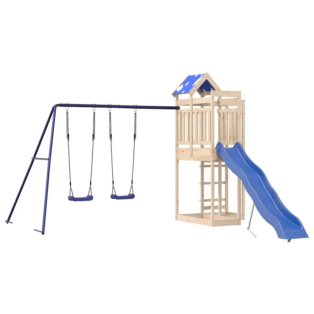 Set da Gioco da Esterno in Legno Massello di Pino 3279001