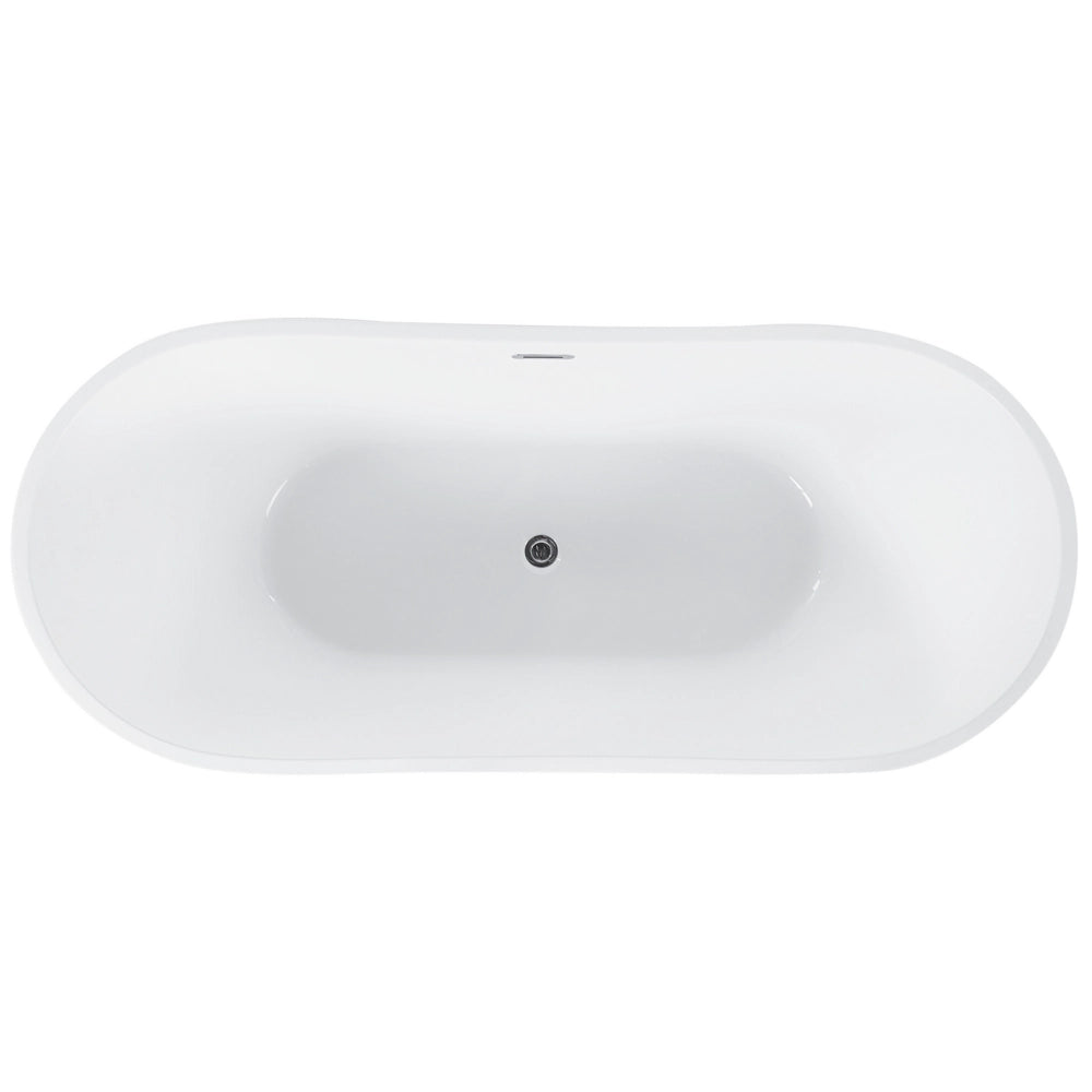 Moderna Vasca da Bagno Acrilico Sanitario rosso 170 x 77 cm autoportante moderno