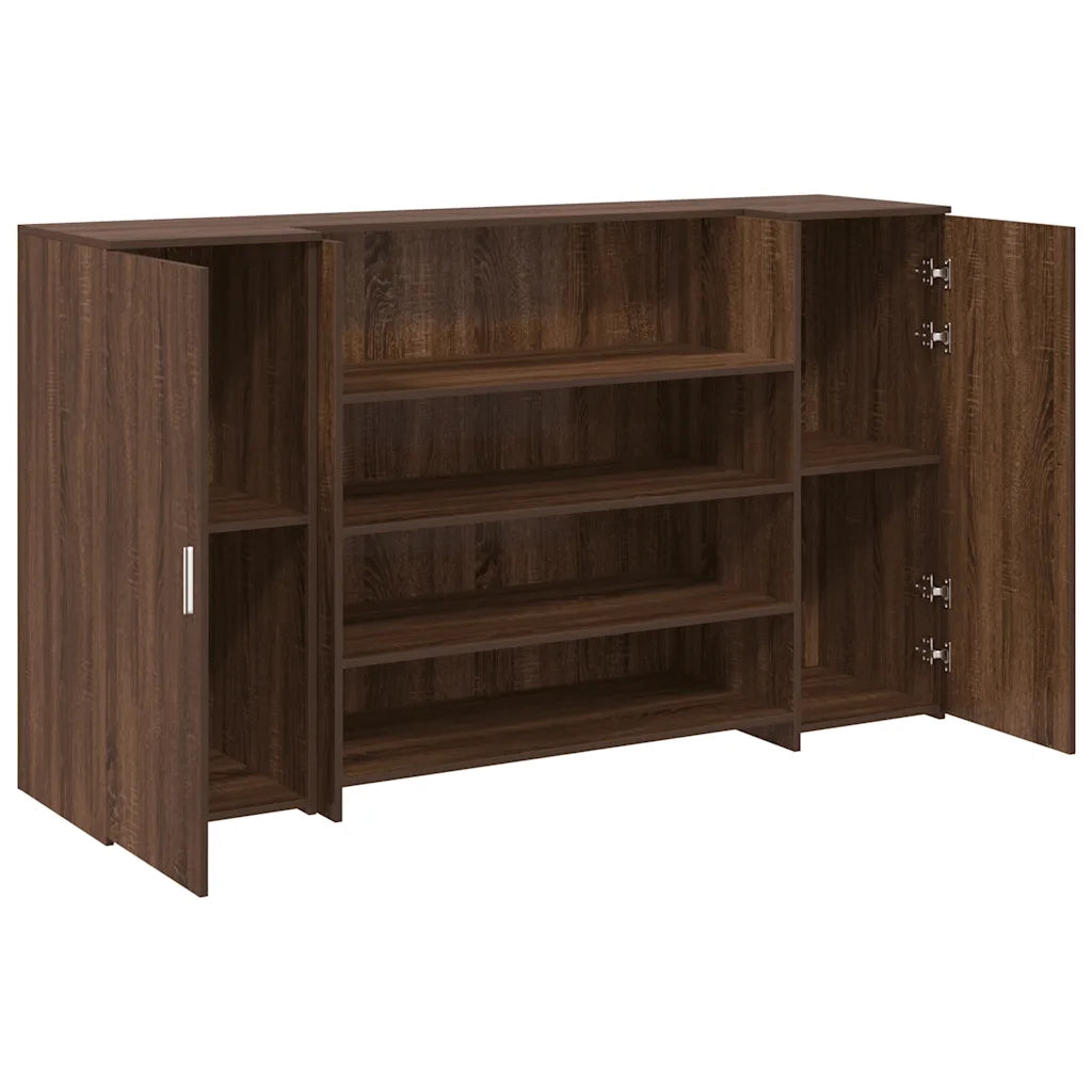 Banco Reception Rovere Marrone 180x50x103,5cm Legno Multistrato 3324175
