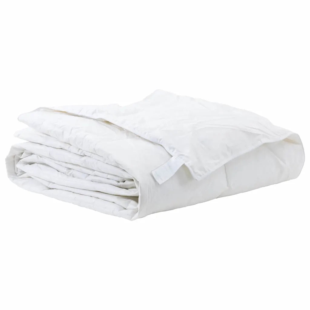 vidaXL Quilt e Piumini Bianco 240 x 200 cm Piume