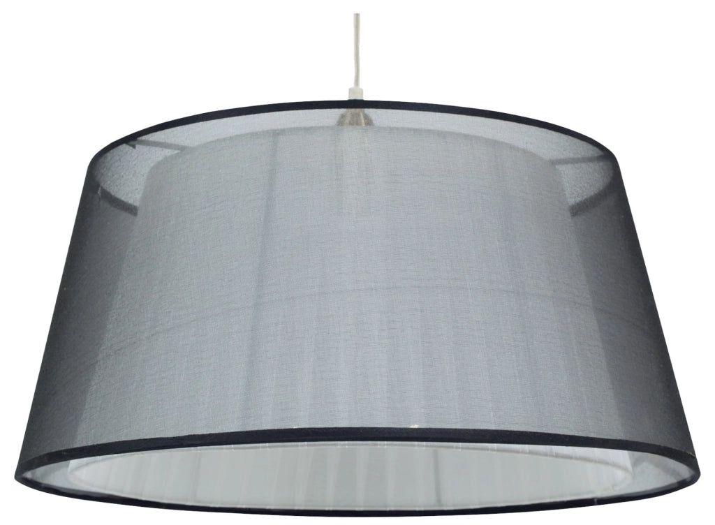 Lampada a sospensione Candellux Charlie nero Ø45 E27
